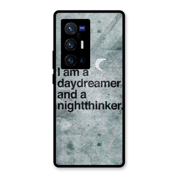 Day Dreamer Night Thinker Glass Back Case for Vivo X70 Pro Plus
