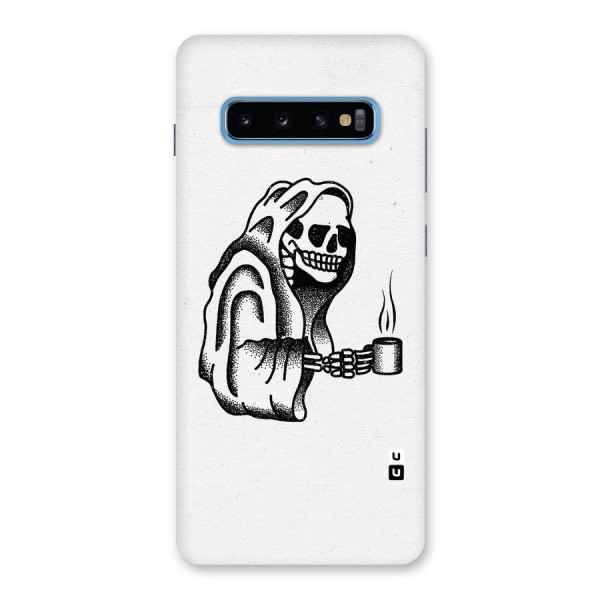 Dead But Coffee Back Case for Galaxy S10 Plus