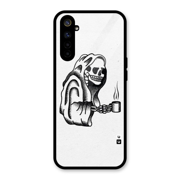 Dead But Coffee Glass Back Case for Realme 6