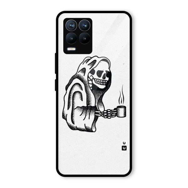 Dead But Coffee Glass Back Case for Realme 8
