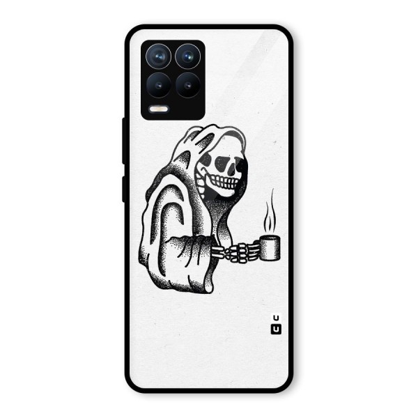 Dead But Coffee Glass Back Case for Realme 8 Pro