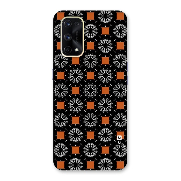 Decorative Wrapping Pattern Glass Back Case for Realme X7 Pro