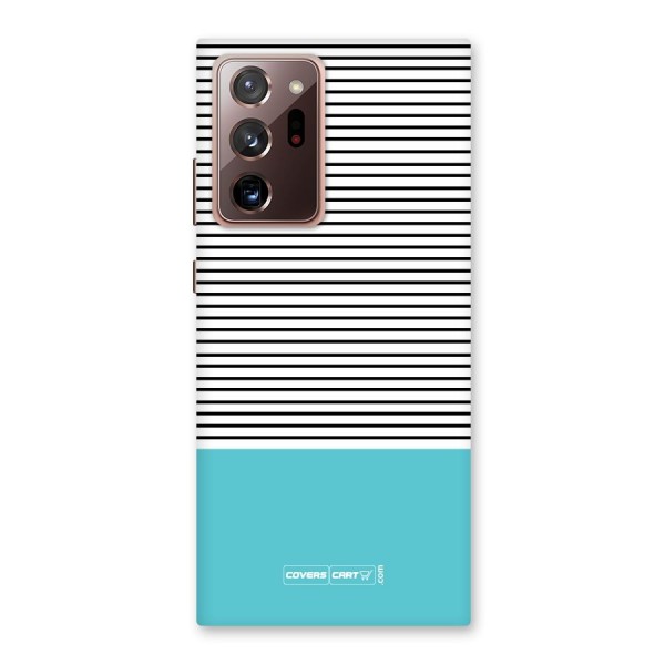 Deep Sky Blue Stripes Back Case for Galaxy Note 20 Ultra
