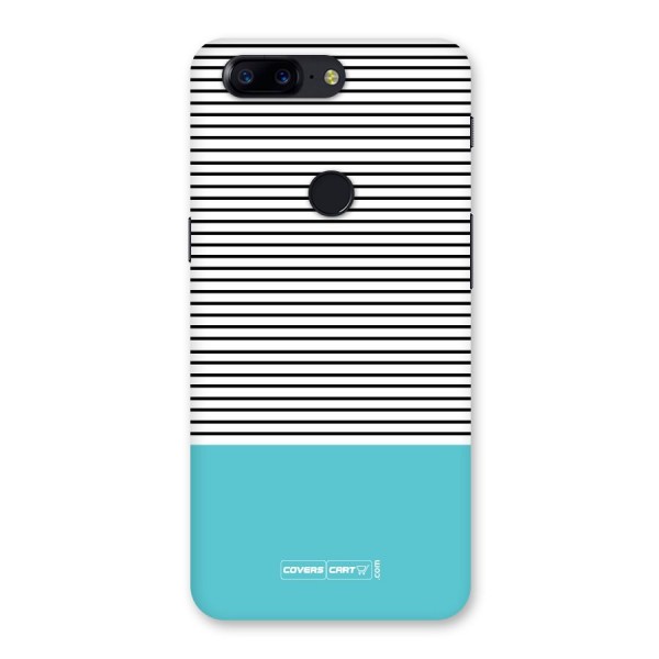 Deep Sky Blue Stripes Back Case for OnePlus 5T