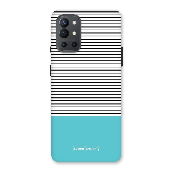 Deep Sky Blue Stripes Back Case for OnePlus 9R