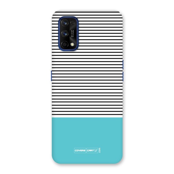 Deep Sky Blue Stripes Back Case for Realme 7 Pro