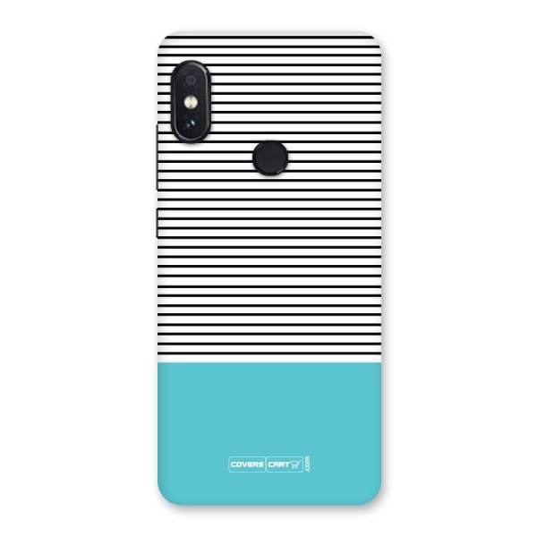 Deep Sky Blue Stripes Back Case for Redmi Note 5 Pro