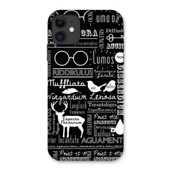 Deer Key Spell Back Case for iPhone 11