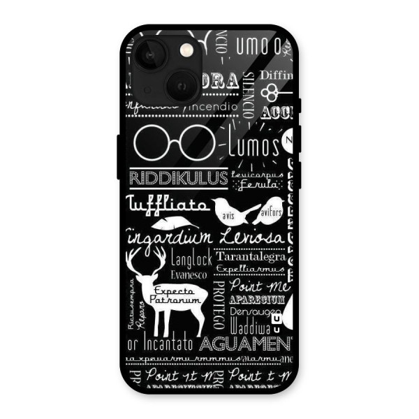 Deer Key Spell Glass Back Case for iPhone 13