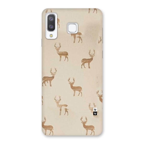 Deer Pattern Back Case for Galaxy A8 Star