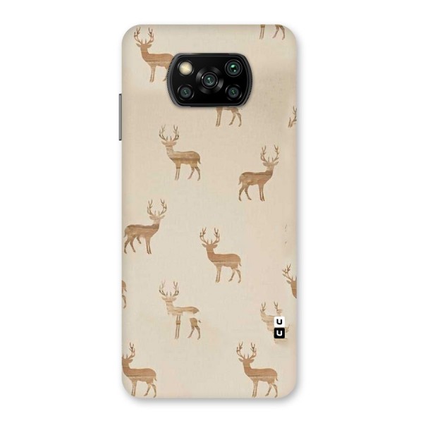 Deer Pattern Back Case for Poco X3