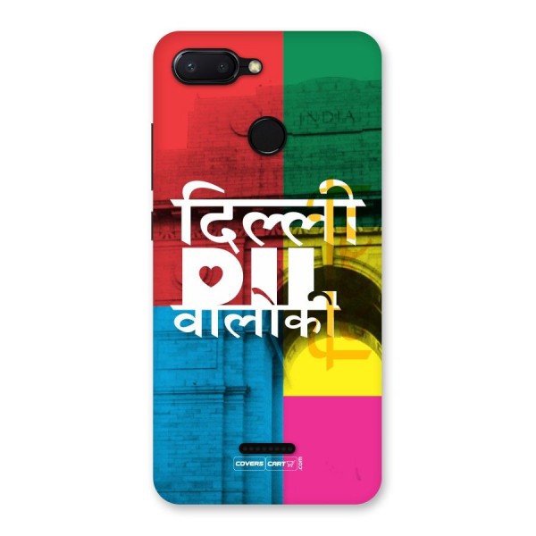 Delhi Citystyle Back Case for Redmi 6
