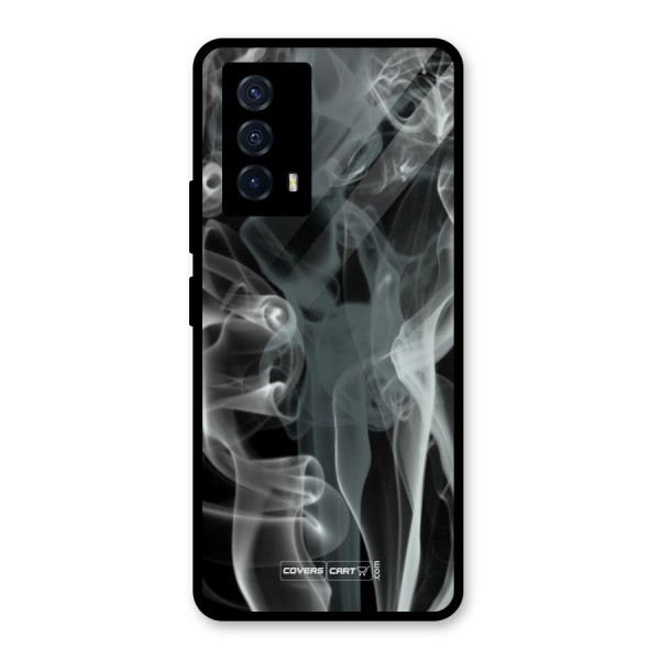 Dense Smoke Glass Back Case for Vivo iQOO Z5