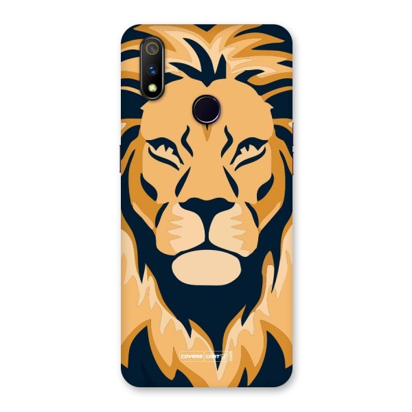 Designer Lion Back Case for Realme 3 Pro