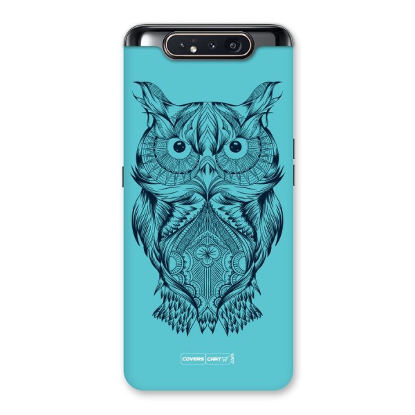Designer Owl Back Case for Galaxy A80