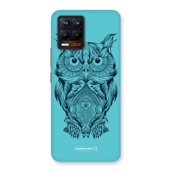 Designer Owl Back Case for Realme 8