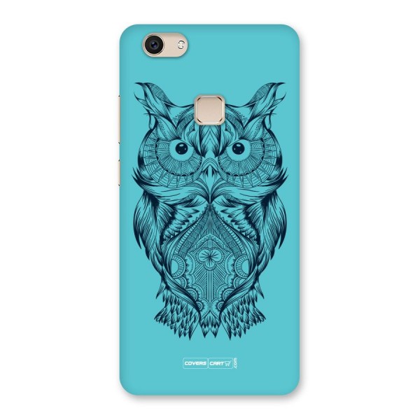 Designer Owl Back Case for Vivo V7