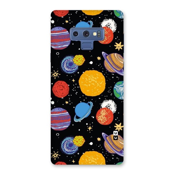 Designer Planets Back Case for Galaxy Note 9