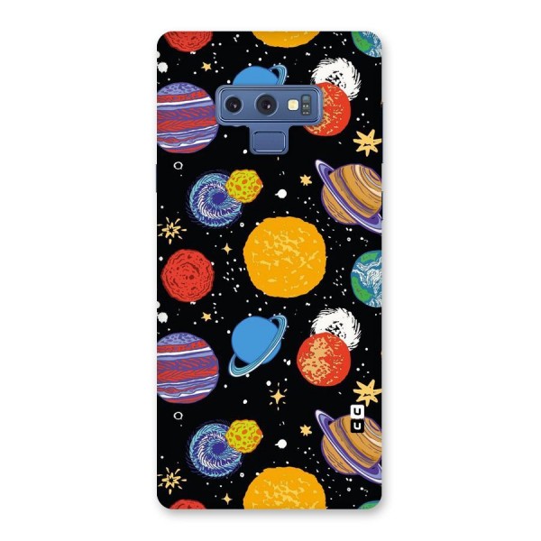 Designer Planets Back Case for Galaxy Note 9