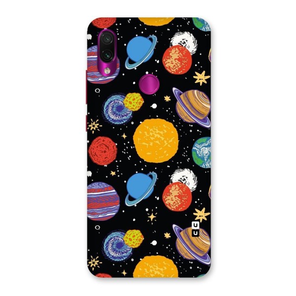 Designer Planets Back Case for Redmi Note 7 Pro