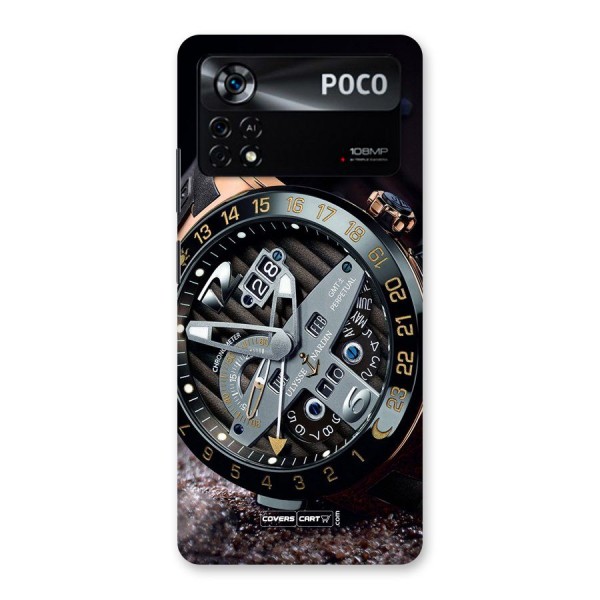 Designer Stylish Watch Back Case for Poco X4 Pro 5G
