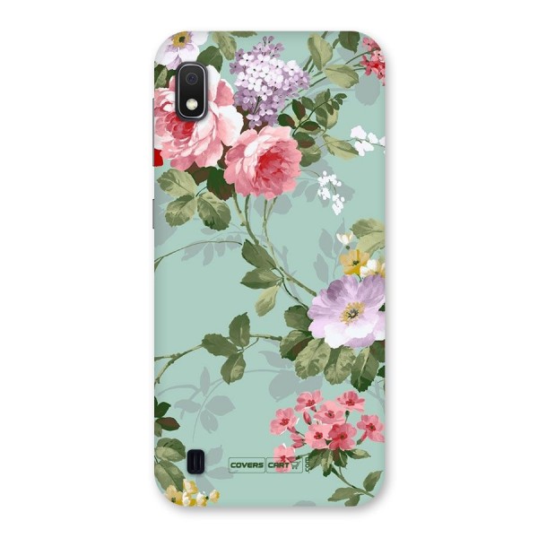 Desinger Floral Back Case for Galaxy A10