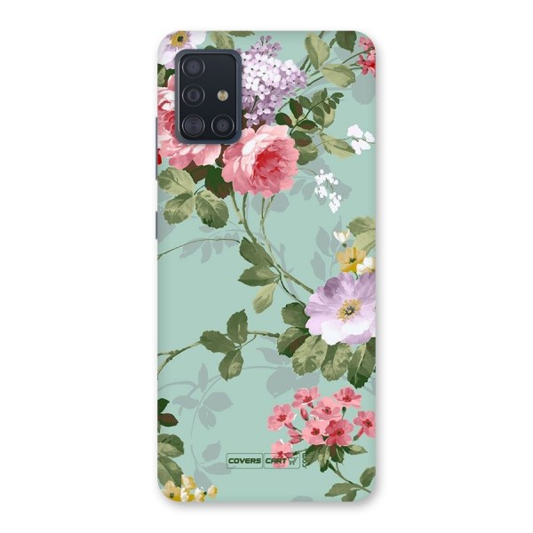 Desinger Floral Back Case for Galaxy A51