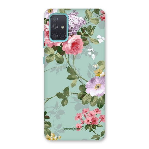 Desinger Floral Back Case for Galaxy A71