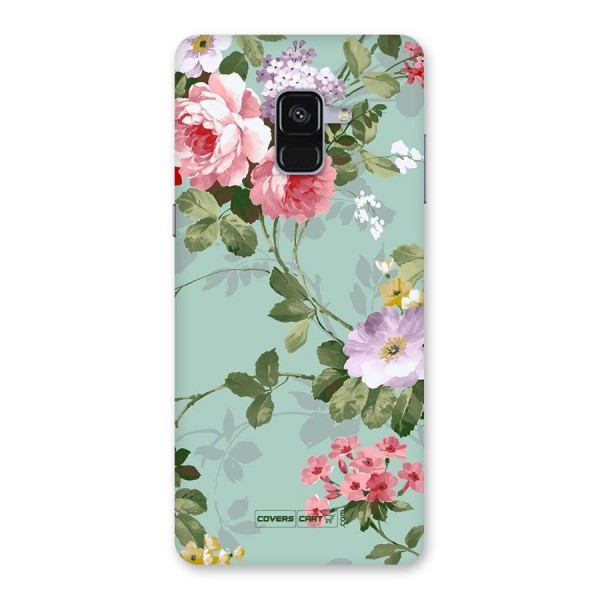 Desinger Floral Back Case for Galaxy A8 Plus