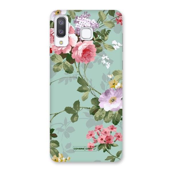 Desinger Floral Back Case for Galaxy A8 Star