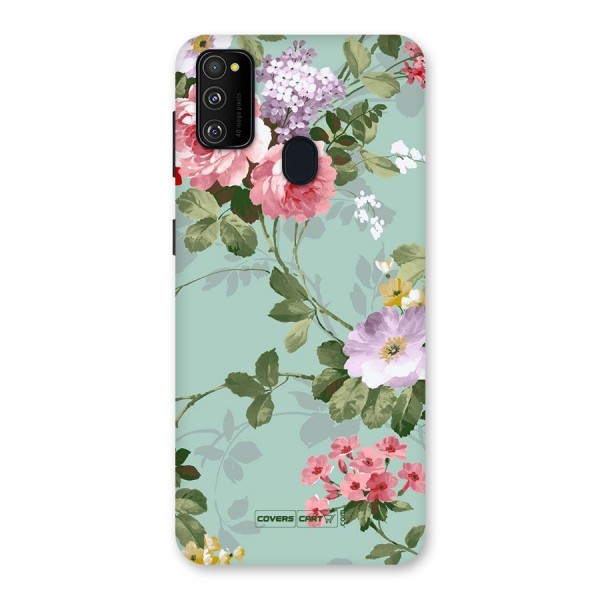 Desinger Floral Back Case for Galaxy M21