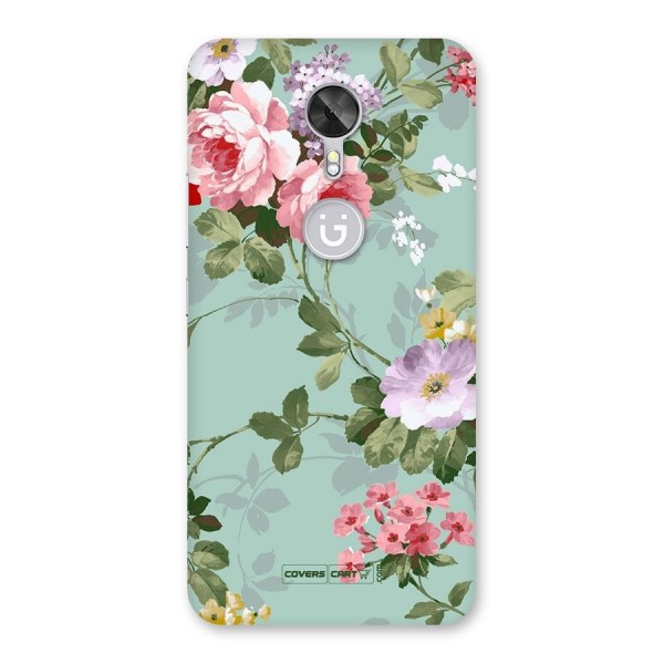 Desinger Floral Back Case for Gionee A1