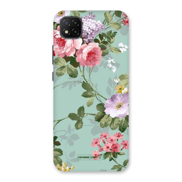 Desinger Floral Back Case for Poco C3