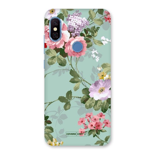 Desinger Floral Back Case for Redmi Note 6 Pro