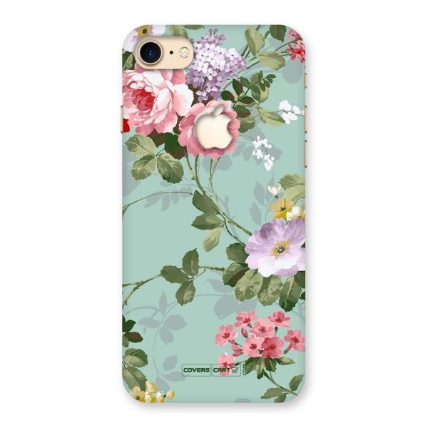 Desinger Floral Back Case for iPhone 7 Apple Cut