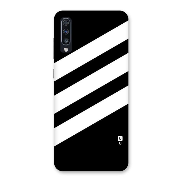 Diagonal Classic Stripes Back Case for Galaxy A70