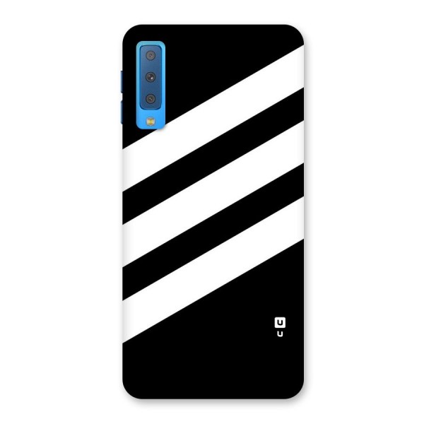 Diagonal Classic Stripes Back Case for Galaxy A7 (2018)