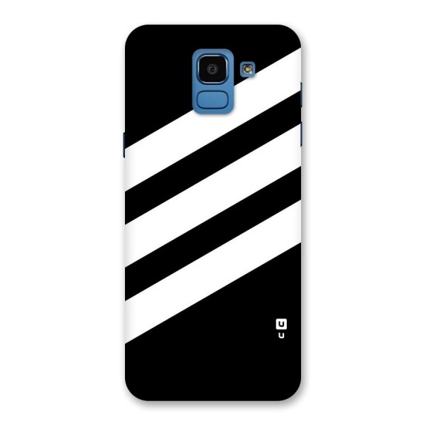 Diagonal Classic Stripes Back Case for Galaxy On6