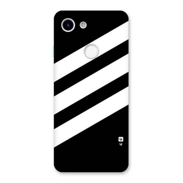 Diagonal Classic Stripes Back Case for Google Pixel 3