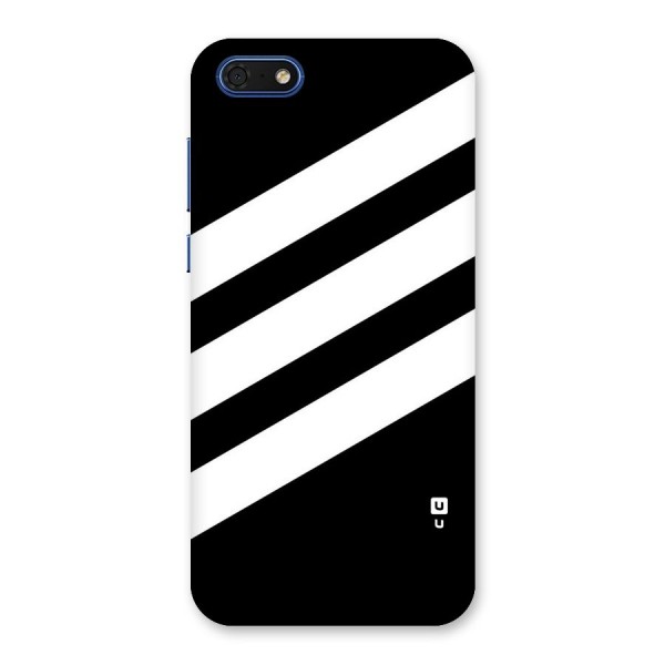 Diagonal Classic Stripes Back Case for Honor 7s