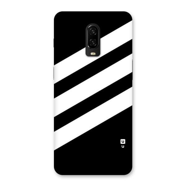 Diagonal Classic Stripes Back Case for OnePlus 6T