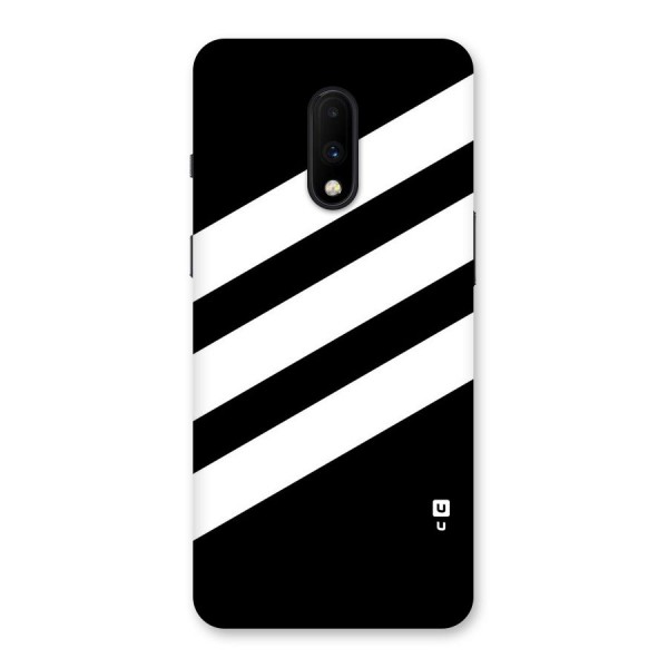 Diagonal Classic Stripes Back Case for OnePlus 7