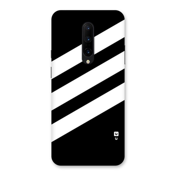 Diagonal Classic Stripes Back Case for OnePlus 7 Pro
