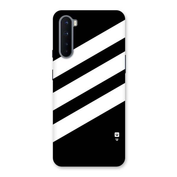 Diagonal Classic Stripes Back Case for OnePlus Nord
