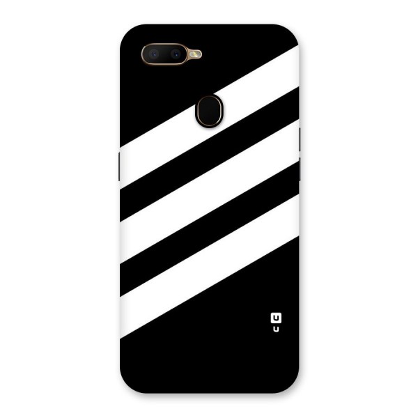 Diagonal Classic Stripes Back Case for Oppo A5s