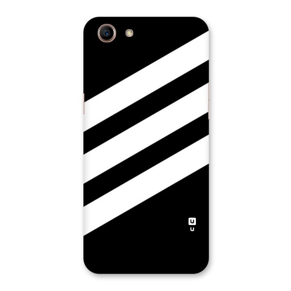 Diagonal Classic Stripes Back Case for Oppo A83 (2018)