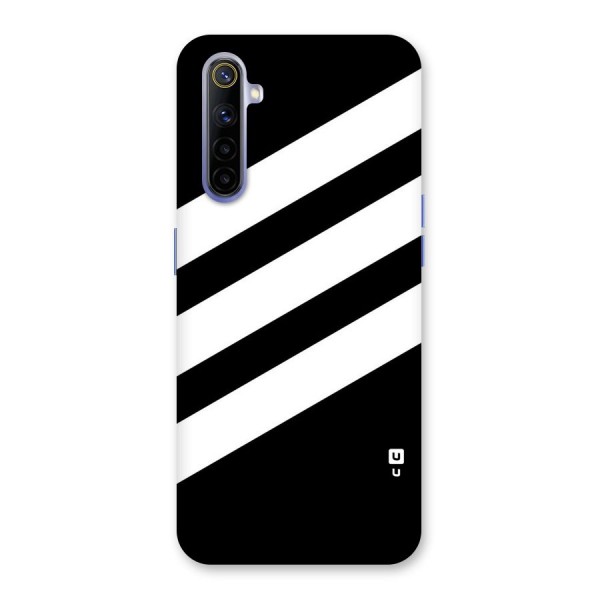 Diagonal Classic Stripes Back Case for Realme 6