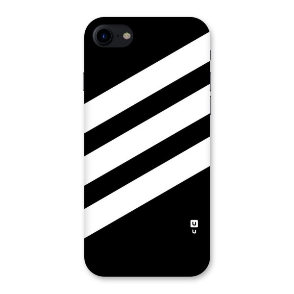 Diagonal Classic Stripes Back Case for iPhone SE 2020