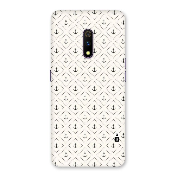 Diamond Anchor Design Back Case for Realme X