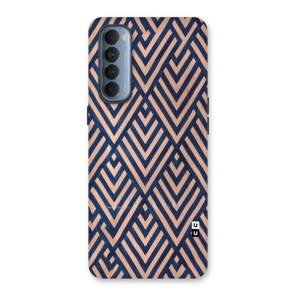 Diamond Blues Back Case for Reno4 Pro